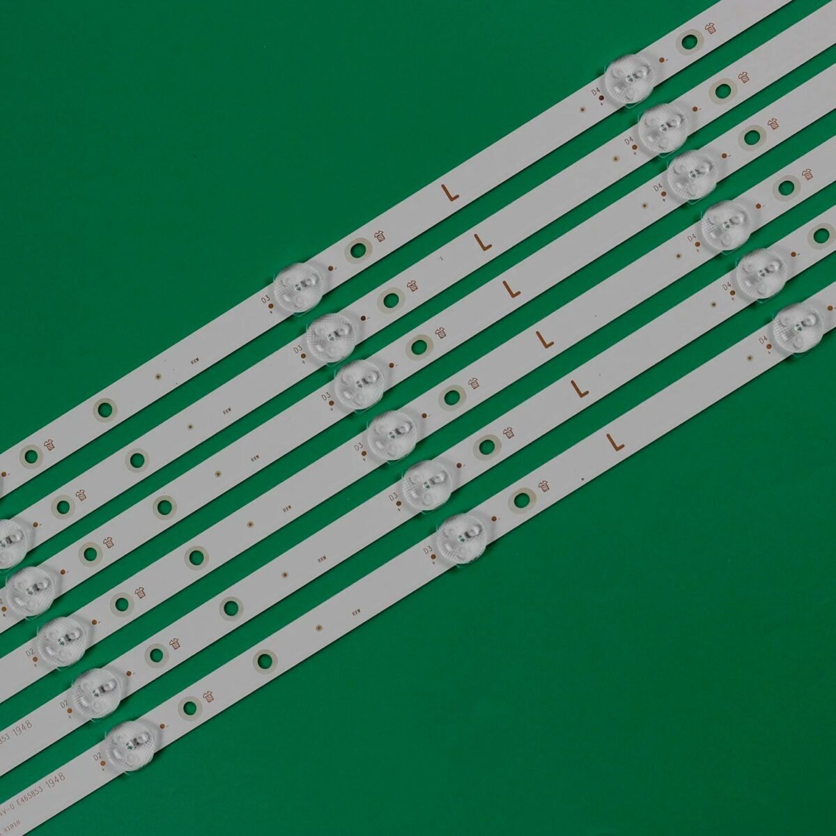 KIT TIRAS DE LED para 65PUS6554 LB65065 V0_00 V1 PHILIPS E4SW6518RKU E4ST6519RKU - Imagen 5