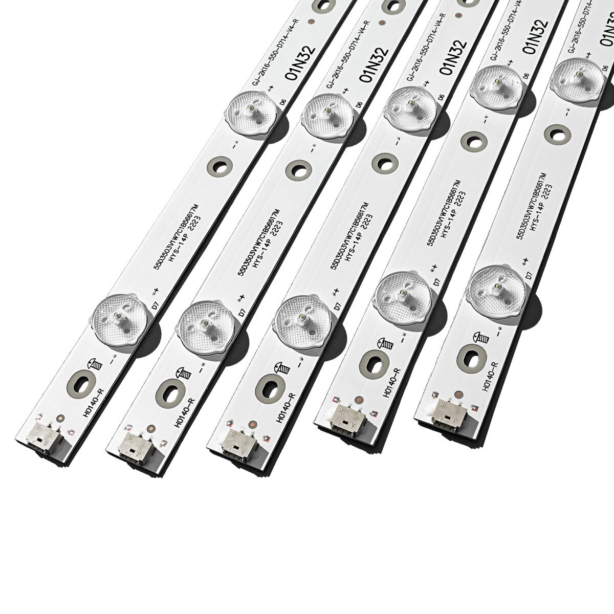 KIT TIRAS DE LED para 55" 55PFF5701 55PUS6501 LB55072 55PUS6561 55PUS6581 55PUS6101 55PUH6101 55PUS6401 55PUS7272 01N31 01N32-A - Imagen 6