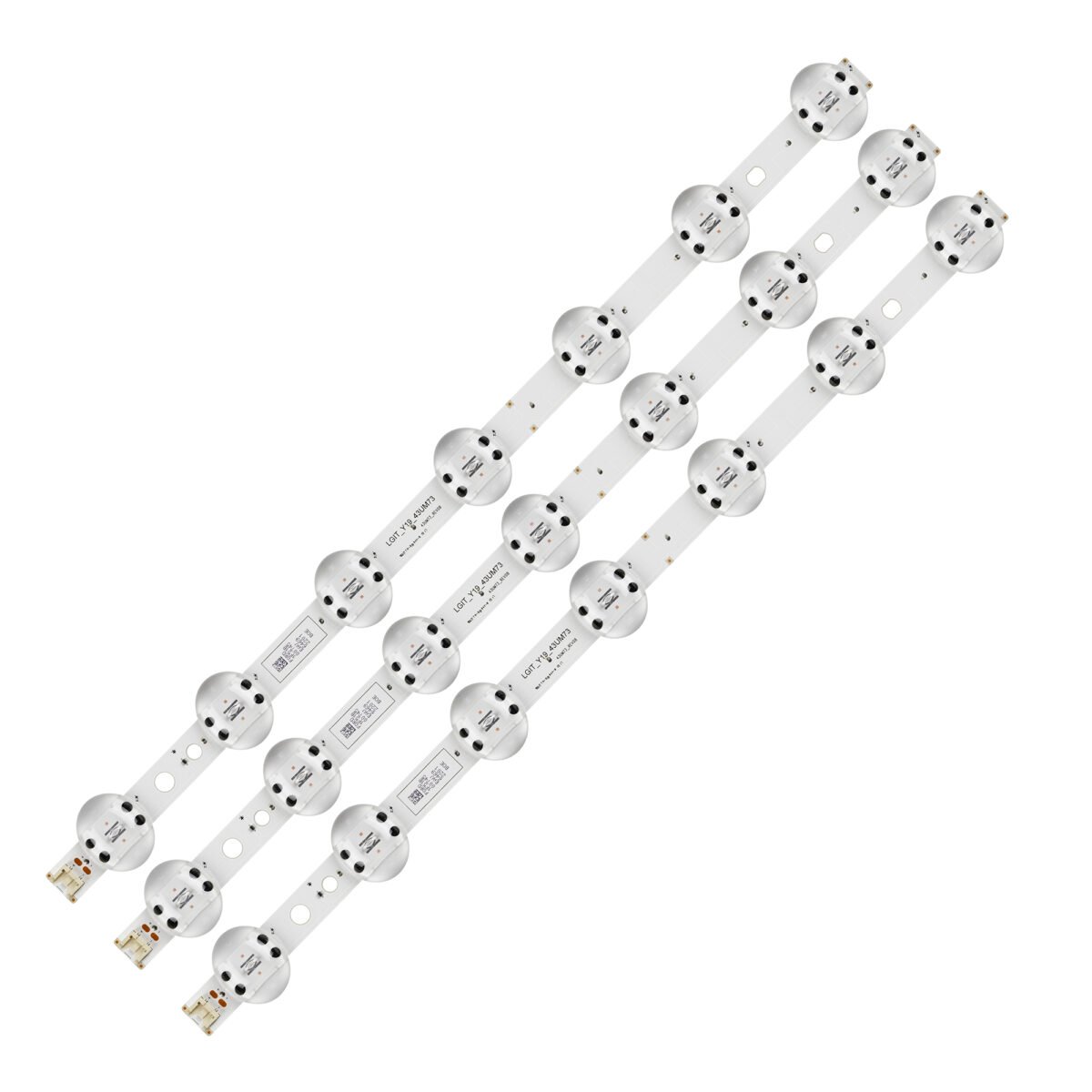 KIT TIRAS DE LED para 43um751c0sb 43UM4390PLC 43UM74006LB 43um7500p 43UM7450PLA 43UM7390PLC 43UM7400PLB 43UM7300PSA SSC.Y19.43UM73
