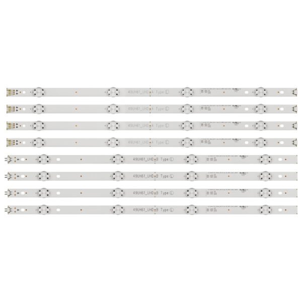 KIT TIRAS DE LED para LG 49UH610V 49UH610A 49UH6100 49LF5100 49UH6030 49UF640V 49UF6407 49UH6507 49LF510V 49UH617Y