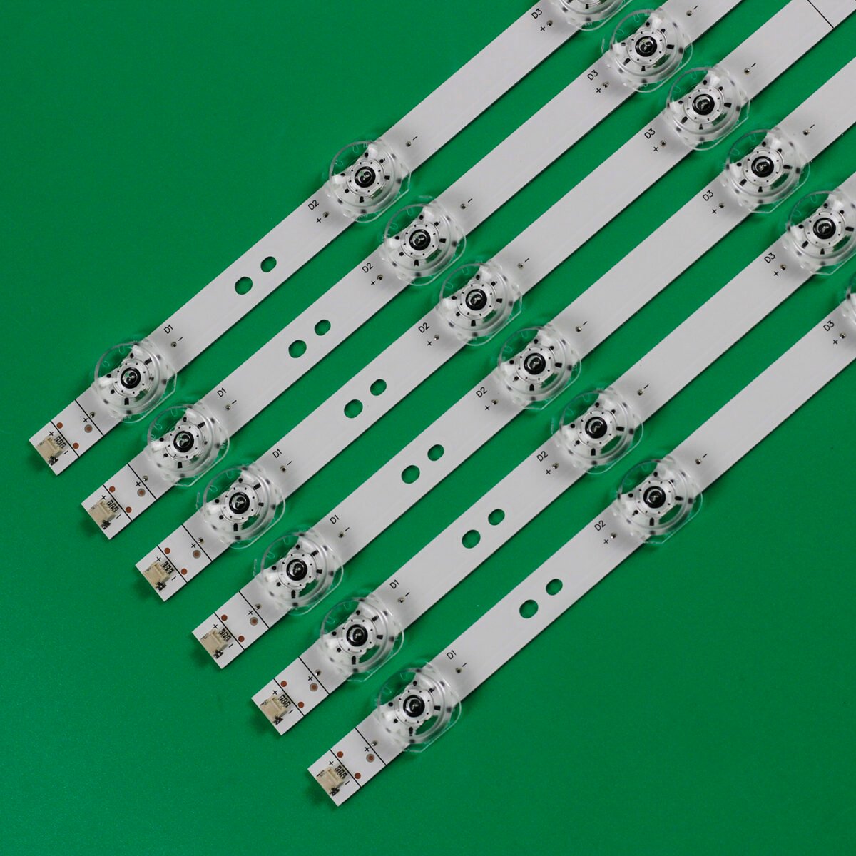 KIT TIRAS DE LED para HISENSE, 65AE7200F, 65A7300, 65A7300FTUK, 65AE7000F, 65AE7000, 65AE7300, 65A7120FS, HZ65A52E, HZ65A55E, SVH650AH8 - Imagen 2