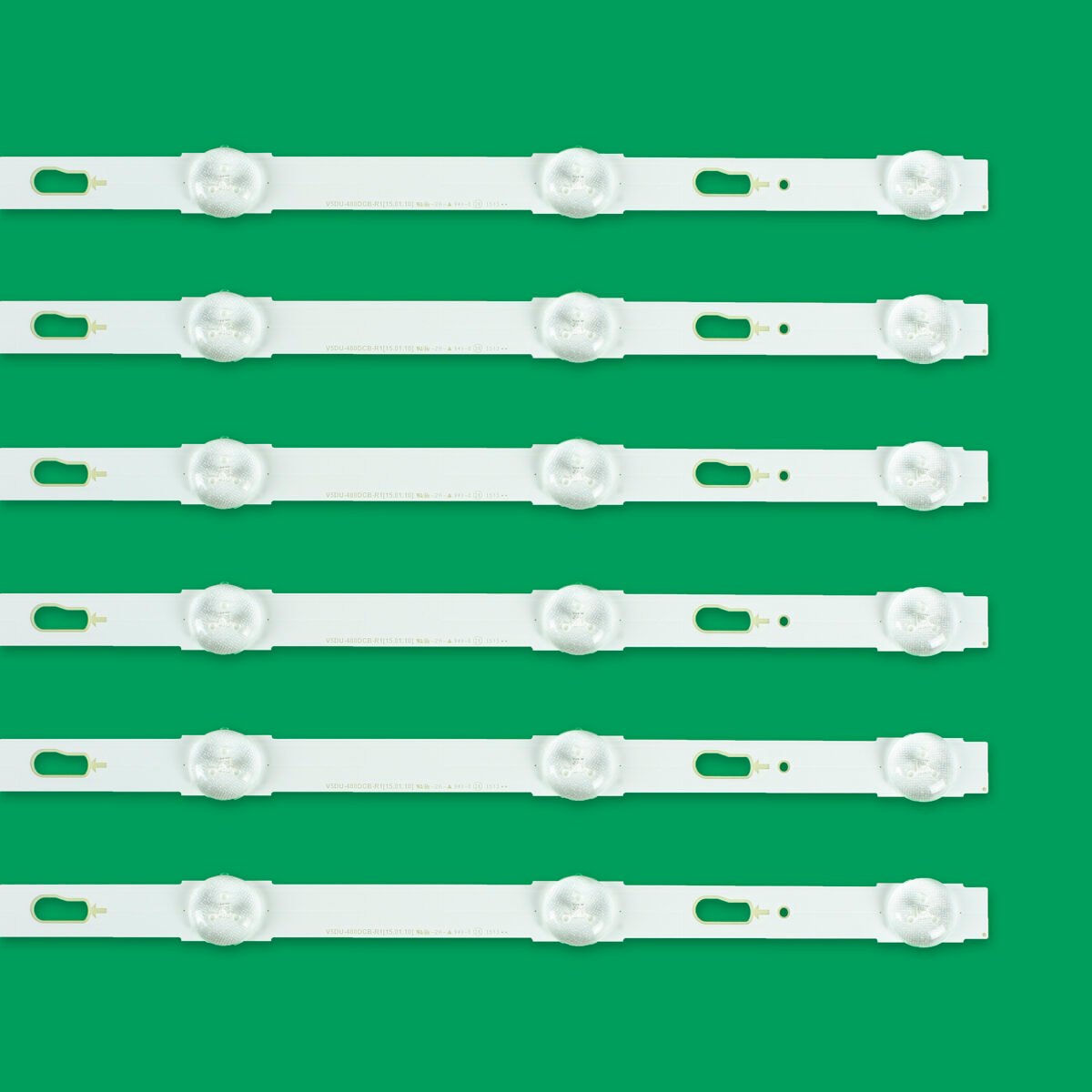 KIT TIRAS DE LED para 48" UE48JU6050U UE48JU6060 UE48JU6640U UE48JU6445 UE48JU7500 UE48JU6000 UE48JU6072U UE48JU6400U - Imagen 2
