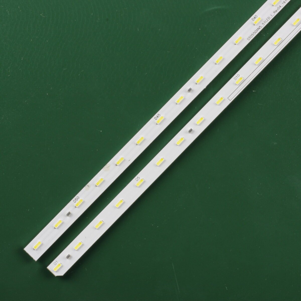 KIT TIRAS DE LED para SONY XBR-55X800E KD-55XE7005 KD-55XE8577 KD-55XE5896 V550QWME03 V55QWSE09 734.0250K.0002 734.02511.0001 - Imagen 2