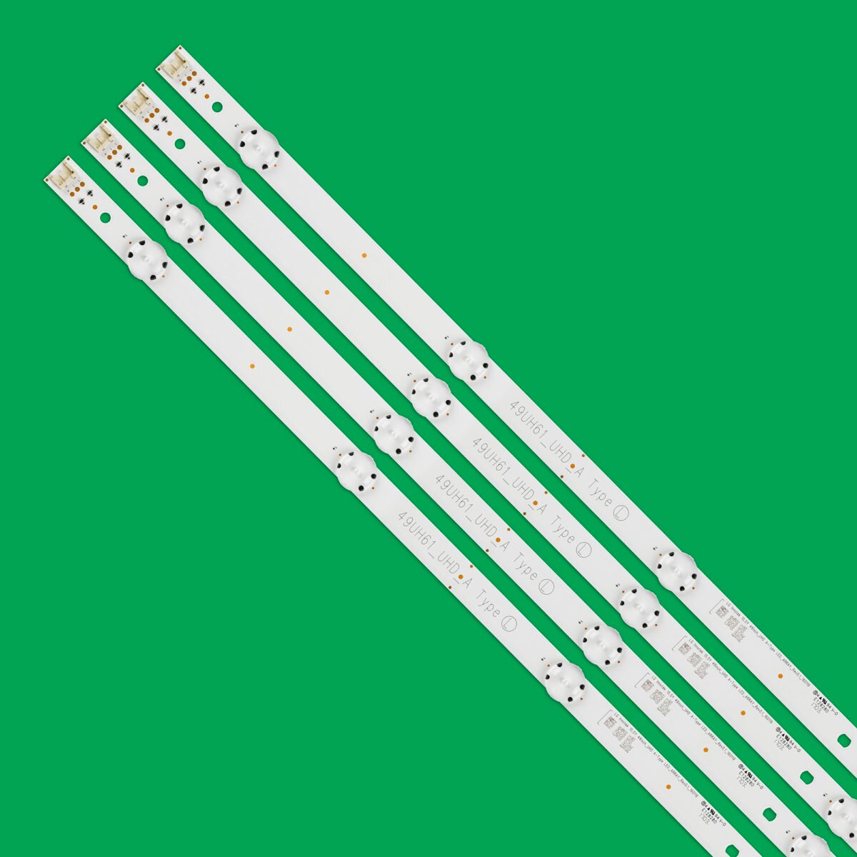 KIT TIRAS DE LED para LG 49UH610V 49UH610A 49UH6100 49LF5100 49UH6030 49UF640V 49UF6407 49UH6507 49LF510V 49UH617Y - Imagen 2