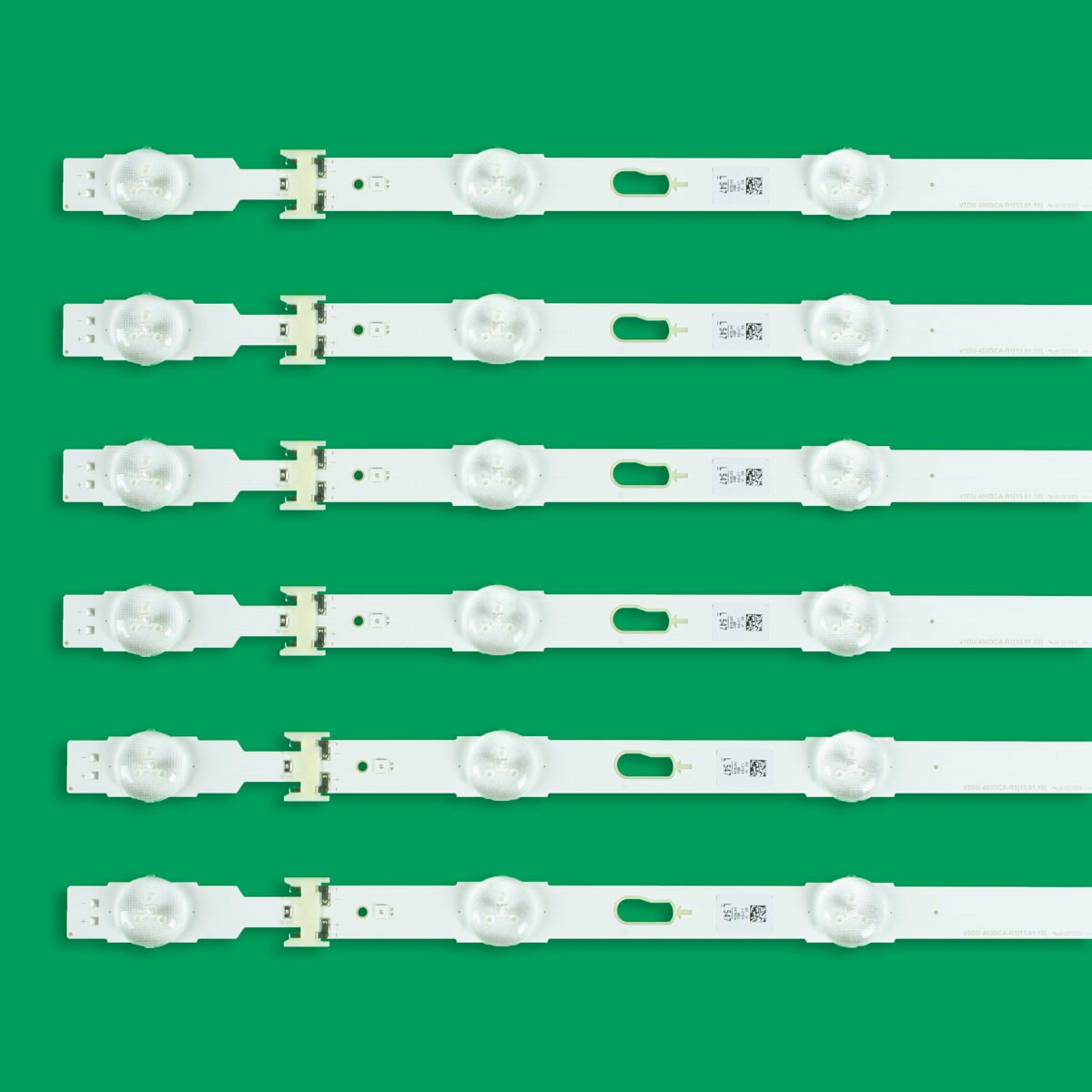 KIT TIRAS DE LED para 48" UE48JU6050U UE48JU6060 UE48JU6640U UE48JU6445 UE48JU7500 UE48JU6000 UE48JU6072U UE48JU6400U - Imagen 3