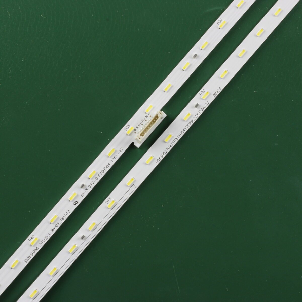KIT TIRAS DE LED para SONY XBR-55X800E KD-55XE7005 KD-55XE8577 KD-55XE5896 V550QWME03 V55QWSE09 734.0250K.0002 734.02511.0001 - Imagen 3