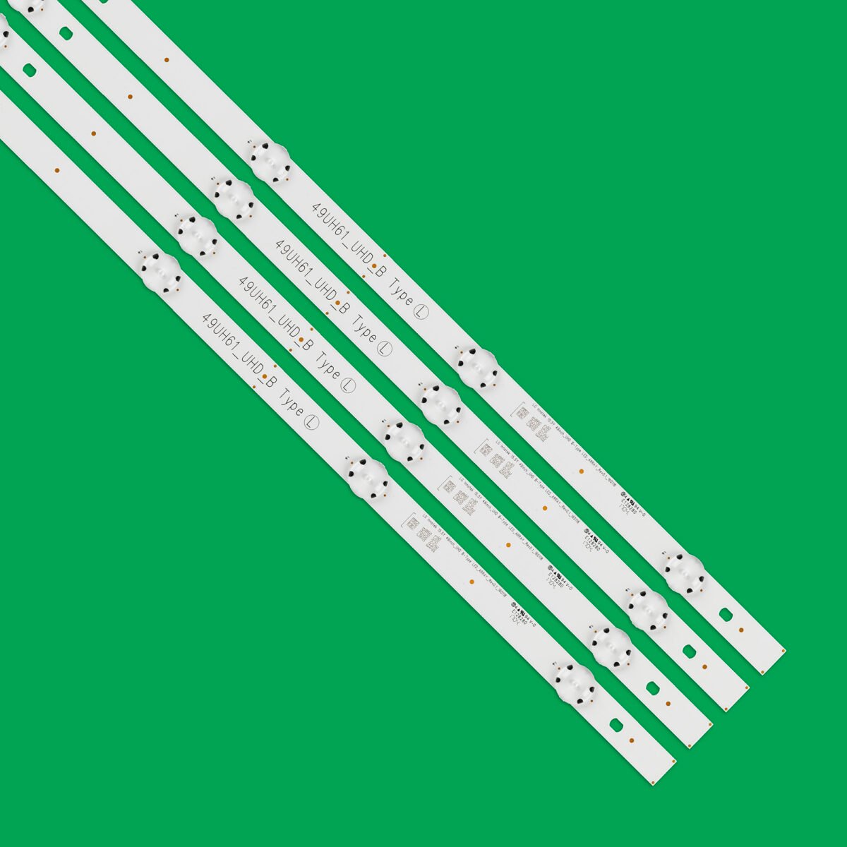 KIT TIRAS DE LED para LG 49UH610V 49UH610A 49UH6100 49LF5100 49UH6030 49UF640V 49UF6407 49UH6507 49LF510V 49UH617Y - Imagen 4