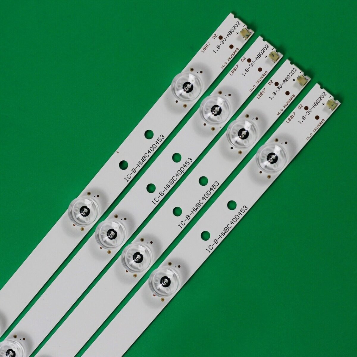 KIT TIRAS DE LED para IC-B-HWBC40D453 40/233FDVD S4-Z5-V3-2 40/233F 40/233I V400H1J V400HJ6-PE1 40F21B-FHD 40F22B-FHD - Imagen 2