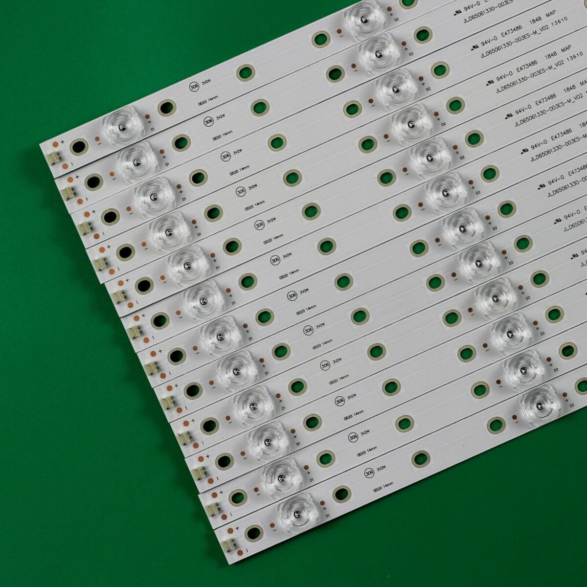 KIT TIRAS DE LED para H65AE6100UK H65A6140 65H6E 65H6D 65R6E 65Q7809 Sharp LC-65Q6020U LB65073 V0 Ph - Imagen 4