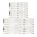 KIT TIRAS DE LED para TH-43EX600D TX-43EXW604 TH-43EX680H TNPA6341-4A TNPA6342-2A