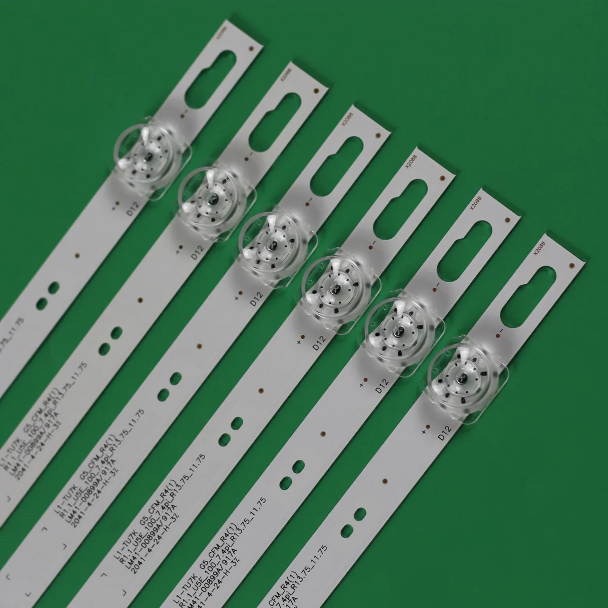 KIT TIRAS DE LED para UE75TU8000U UN75TU7000F UN75TU8000F UN75TU8200F UN75TU700DF UE75TU7005K CY-GT075HGEV3H LH75QETEPGC - Imagen 5
