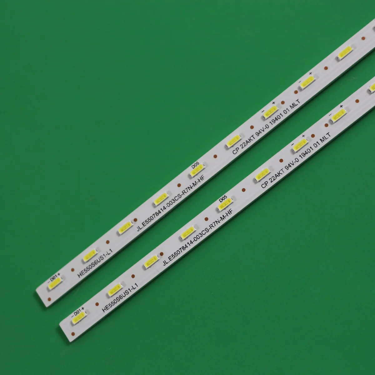 KIT TIRAS DE LED para JL.E55078414-003CS-R7N-M-HF Para HISENSE H55U7B H55U7BUK HZ55E8A HE550S6U51-L1 - Imagen 5