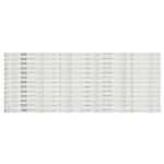 KIT TIRAS DE LED para Sharp LCD60SU478A LCD-60SU478A LCD-60TX4100A LC-60SU470 LC-60UI7652E LC-60SU475A JL.D60061330-020BL-M 002BR